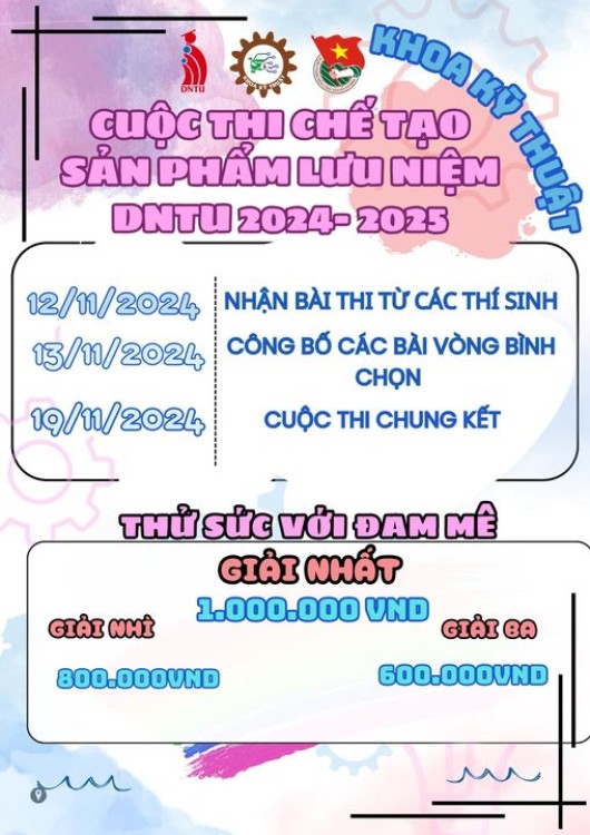 CUỘC THI SÁNG TẠO SẢN PHẨM LƯU NIỆM CHÀO MỪNG NGÀY NHÀ GIÁO VIỆT NAM 20/11