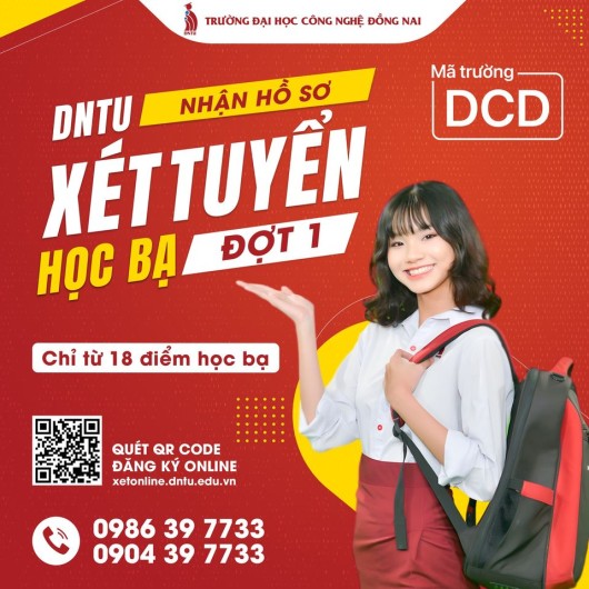 DNTU BẮT ĐẦU XÉT TUYỂN HỌC BẠ TỪ 19/02/2024