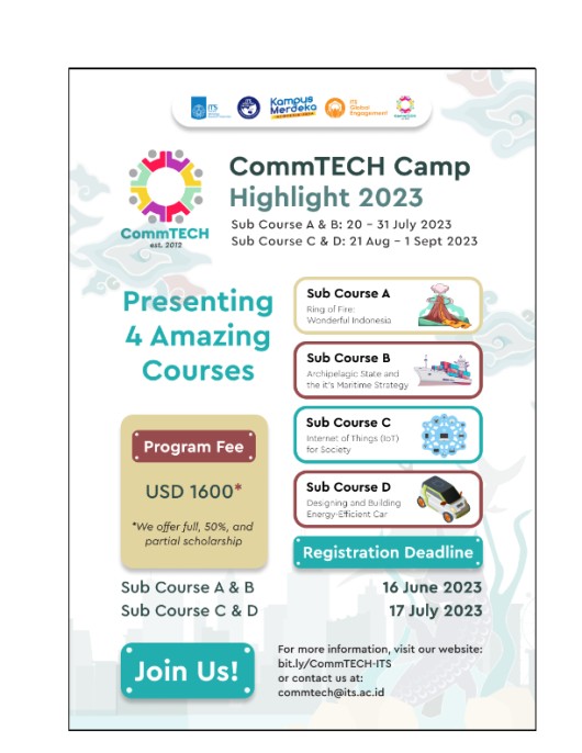 Học bổng chương trình ngắn hạn  CommTECH Camp Highlight 2023  cho sinh viên Khoa Công nghệ