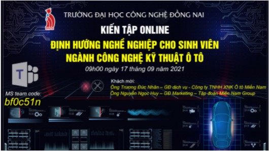 Kiến tập ngành Công nghệ Kỹ thuật Ô tô