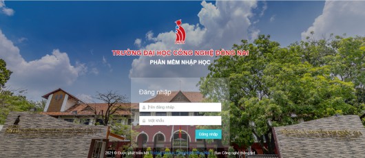 Xét tuyển và Nhập học trực tuyến vào DNTU