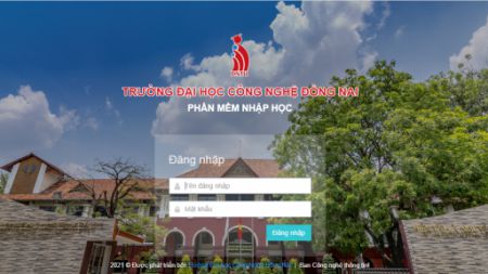 Xét tuyển và Nhập học trực tuyến vào DNTU
